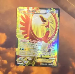 Pokemon TCG Ho-Oh EX BREAKpoint Full Art Ultra Rare Holo 121/122 180HP Basic - Image 1