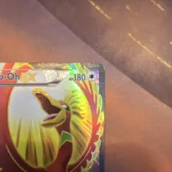Pokemon TCG Ho-Oh EX BREAKpoint Full Art Ultra Rare Holo 121/122 180HP Basic - Image 2