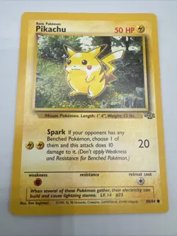 Pikachu 60/64 Pokemon Jungle 1999 Vintage Regular MP - Image 1