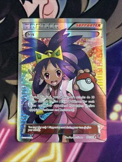 Iris - 101/101 -Full Art - Black & White Plasma Blast - Pokemon Ultra Rare NM - Image 1