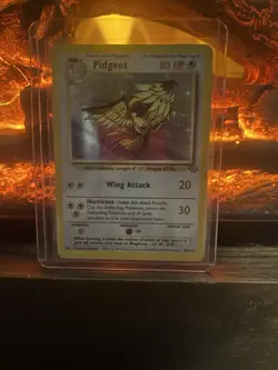 Pokemon Vintage Holo Rare Pidgeot 8/64 Jungle WotC 1999 - Image 1