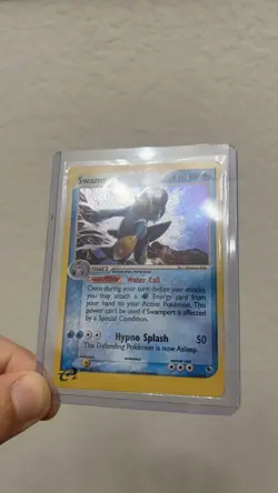 Swampert 13/109 Ruby and Sapphire Holo Pokemon Card LP - Image 2