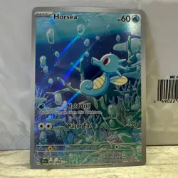 Pokemon Horsea 067/064 Sv: Shrouded Fable Illustration Rare Holo English - Image 1