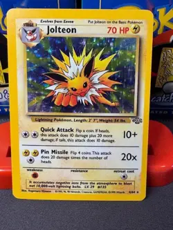 Pokemon - Jungle - 1999 - Jolteon - Holo - 4 - Image 1