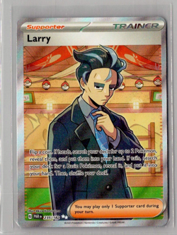 Larry 235/182 - Pokemon TCG Paradox Rift Full Art Ultra Rare Card NM - Image 1