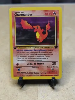Pokemon Charmander Card 1st Edition Italian Team Rocket 50/82 Vintage - Image 1
