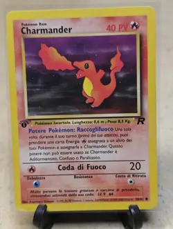 Pokemon Charmander Card 1st Edition Italian Team Rocket 50/82 Vintage - Image 2