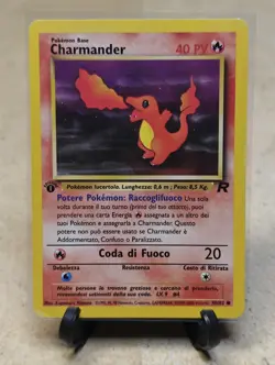 Pokemon Charmander Card 1st Edition Italian Team Rocket 50/82 Vintage - Image 4