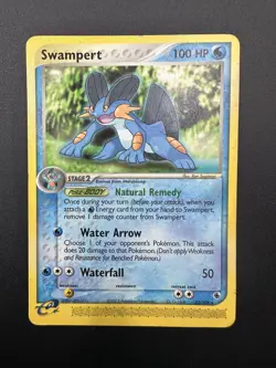 Swampert 23/109 Rare Ruby and Sapphire Pokemon LP See Photos - Image 1