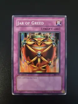 Yu-Gi-Oh! Starter Deck: Kaiba Evolution - Jar of Greed SKE-047 1st Ed - Image 1