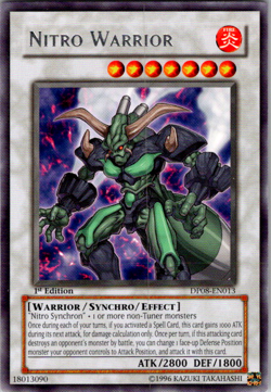 Nitro Warrior - DP08-EN013 - Rare - 1st Edition - Image 1