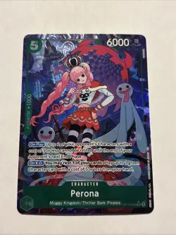 One Piece TCG Perona (Parallel Art) OP14-033 The Azure Sea’s Seven SR NM - Image 1