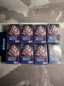 One Piece TCG: The Azure Sea’s Seven Double Pack DP-09 English - FAST SHIP ✅ X9 - Image 1