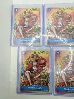 Monkey.D.Luffy (2nd Anniversary Stamped Promo) P-043 - One Piece TCG-English x7 - Image 2