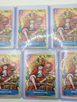 Monkey.D.Luffy (2nd Anniversary Stamped Promo) P-043 - One Piece TCG-English x7 - Image 3