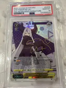 Weiss Schwarz Hololive Laplus HOL/W104-E004SP SP Signed PSA 10 - Image 1