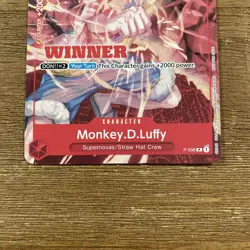 Monkey.D.Luffy - P-006 (Winner Pack Vol. 1) P-006 One Piece Promotion Cards... - Image 2