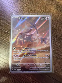 Mesprit 204/191 Pokemon TCG SV Surging Sparks Illustration Rare Card NM - Image 1
