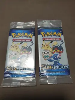 SEALED Pokemon General Mills Sun & Moon 3 Card Pack Lot Of 2 - Image 1