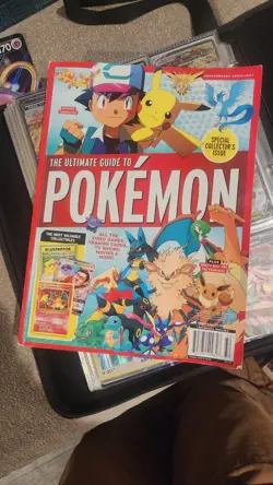 Huge Pokemon Lot Cards, Binder, Tins, Magazine, And Ball - Image 5