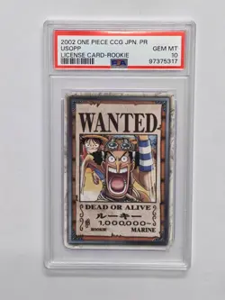 One Piece Bandai Tournament 2002 License-Card Rookie Wanted Psa 10 Vintage - Image 2