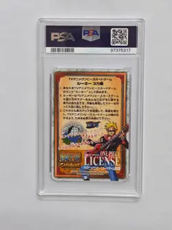 One Piece Bandai Tournament 2002 License-Card Rookie Wanted Psa 10 Vintage - Image 3