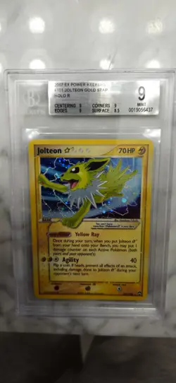 Pokemon Jolteon Gold Star BGS 9 EX Power Keepers Holo Card 101/108 - Image 1