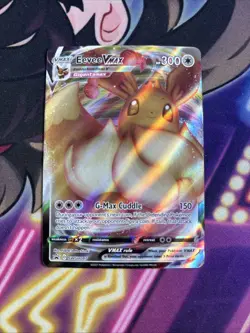 Eevee VMAX SWSH087 SWSH: Sword & Shield Promo Cards Holo NM - Image 1