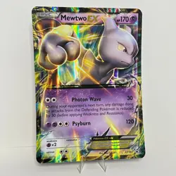 Mewtwo EX Jumbo Card - XY183 Black Star Promo - Holo Pokemon TCG 2016 - Image 1