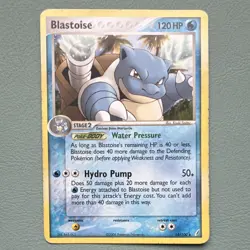 Pokemon Blastoise 14/100 EX Crystal Guardians Rare Regular Card 120HP - Image 1
