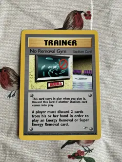 Pokemon TCG No Removal Gym Stadium Card Gym Heroes Unlimited Rare 103/132 - Image 1
