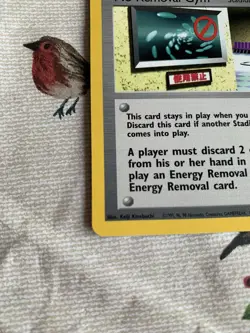 Pokemon TCG No Removal Gym Stadium Card Gym Heroes Unlimited Rare 103/132 - Image 4