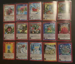 MetaZoo Christmas 2022 Pin Club Complete Non Holo Card Set (15 Cards) (NM) - Image 1