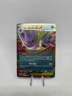 Pokemon Card Mega Gengar ex 056/094 Phantasmal Flames Double Rare Near Mint - Image 1