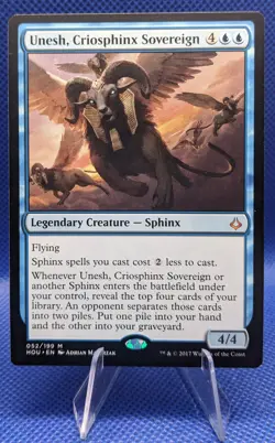 Magic: the Gathering- Unesh, Criosphinx Sovereign - Near Mint - Image 1