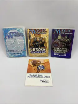 Magic the Gathering Deck Strategy Guide Lot Urza’s Saga Legacy Ice Age 1998 VTG - Image 1