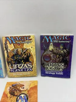 Magic the Gathering Deck Strategy Guide Lot Urza’s Saga Legacy Ice Age 1998 VTG - Image 3