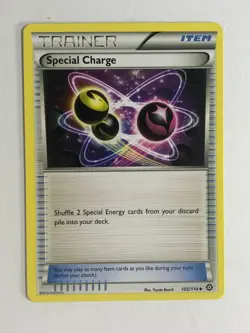 Pokemon TCG Steam Siege Special Charge 105/114 Near Mint - Image 1