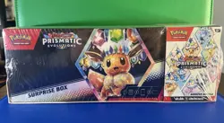 Pokemon TCG Sam's Club Prismatic Evolutions 2-Pack Bundle - Suprise Box + Bundle - Image 1
