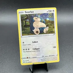 SNORLAX 141/192 SWSH Rebel Clash Cosmos Holo Rare Pokemon TCG LP Promo - Image 1