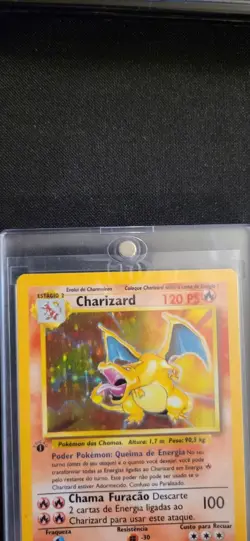Pokemon TCG Charizard Base Set Shadowless 1st edition Portuguese - Image 3