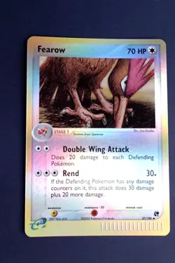 Fearow Stage 1 Pokemon TCG Expedition 37/100 Rare Reverse Holo - Image 1