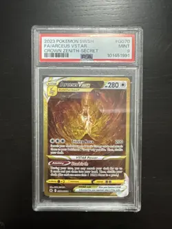 Pokemon TCG Arceus VSTAR Crown Zenith GG70/GG70 Secret Rare-CASE LIGHTLY CRACKED - Image 1