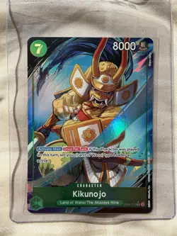 One Piece TCG Kikunojo Alternate Alt Art SR EB04-012 English OP14 Azure Seven NM - Image 1