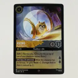 Disney Lorcana Cold Foil - Rhino - Power Hamster 30/204•EN•8 Reign of Jafar - Image 1