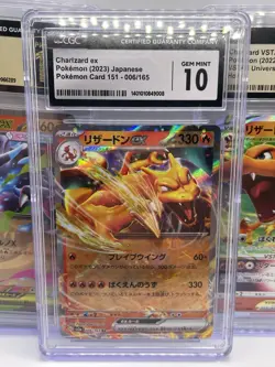 Pokemon Charizard Card Lot Of 4 Cgc Graded Slabs - Image 5