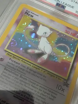 Pokemon 2000 Promo Black Star League #9 Mew-Holo Card - Image 3