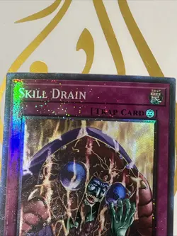 Yu-Gi-Oh! Skill Drain 1st Edition Prismatic Ultimate Rare Card RA02-EN077 - Image 2