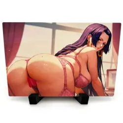 One Piece Boa Hancock Sexy Anime Waifu Girl Doujin Lewd Goddess Story Art Card - Image 3