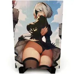 NieR: Automata 2B Sexy Hot Anime Waifu Girl Doujin Lewd Goddess Story Art Card - Image 3